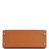 Hermes Kelly Sellier 28 Gold Epsom Gold Hardware