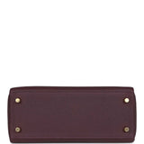 Hermes Kelly Retourne 25 Cassis Togo Gold Hardware