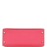 Hermes Kelly Sellier 28 Rose Extreme Epsom Gold Hardware
