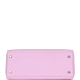 Hermes Kelly Retourne 28 Mauve Sylvestre Clemence Palladium Hardware