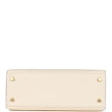 Hermes Kelly Sellier 25 Nata Epsom Gold Hardware
