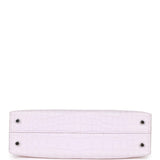 Hermes Kelly Sellier 20 Mauve Pale Satin Boreal Alligator Palladium Hardware