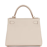 Hermes Kelly Retourne 28 Craie Togo Gold Hardware
