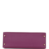 Hermes Kelly Sellier 32 Anemone Epsom Gold Hardware