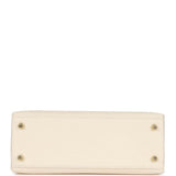 Hermes Kelly Sellier 25 Nata Epsom Gold Hardware