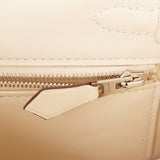 Hermes Kelly Retourne 25 In & Out Nata Swift Palladium Hardware