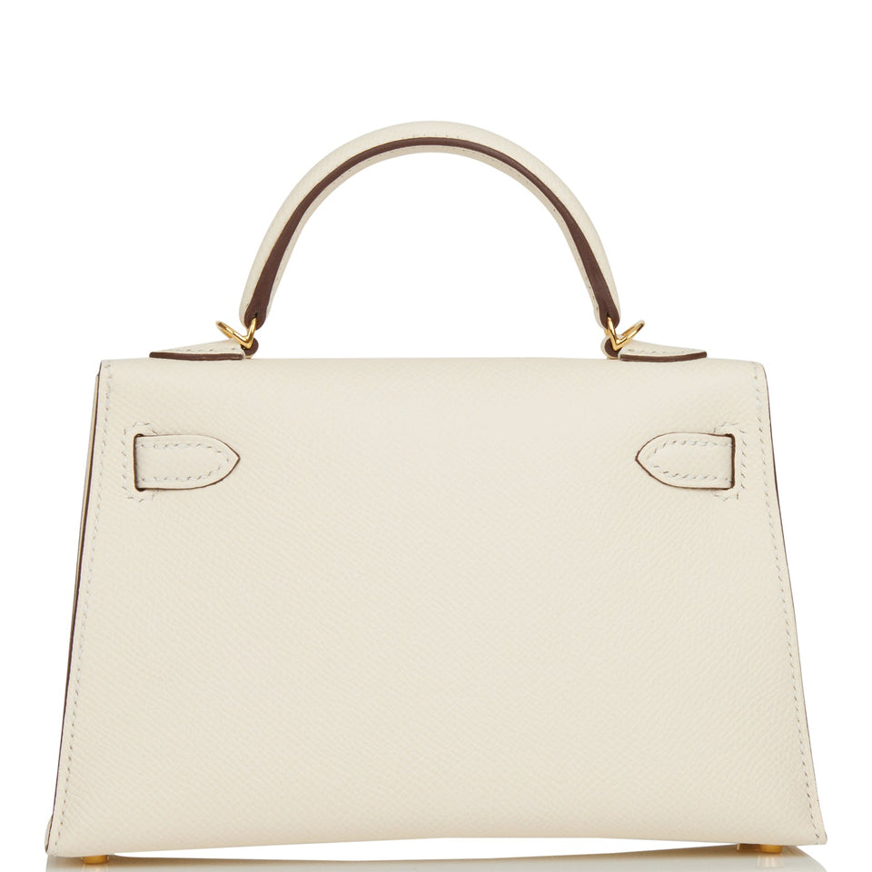 Hermes Kelly Sellier 20 Nata Epsom Gold Hardware