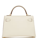 Hermes Kelly Sellier 20 Nata Epsom Gold Hardware