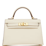 Hermes Kelly Sellier 20 Nata Epsom Gold Hardware