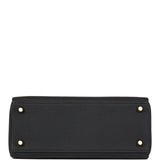 Hermes Kelly Retourne 25 Black Togo Gold Hardware