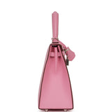 Hermes Kelly Sellier 25 Pink Verso Madame Palladium Hardware