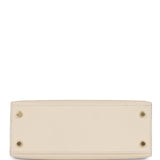Hermes Kelly Sellier 25 Nata Epsom Gold Hardware