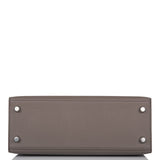 Hermes Kelly Sellier 25 Etain Epsom Palladium Hardware