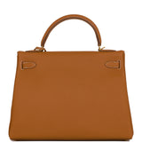Hermes Kelly Retourne 32 Gold Togo Gold Hardware