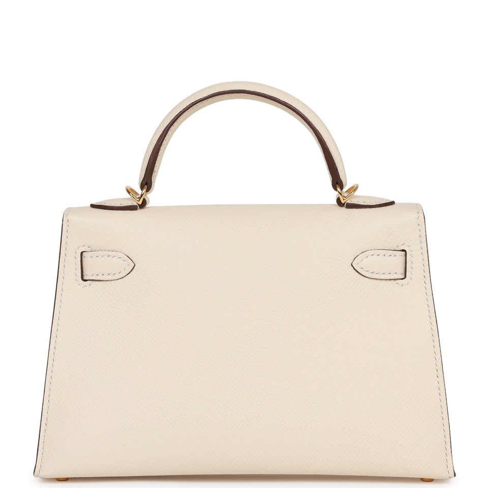 Hermes Kelly Sellier 20 Nata Epsom Gold Hardware