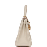 Hermes Kelly Retourne 25 Craie Togo Gold Hardware