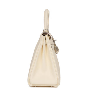 Hermes Kelly Retourne 28 Nata Clemence Palladium Hardware