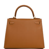 Hermes Kelly Sellier 28 Gold Epsom Gold Hardware