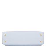 Hermes Kelly Sellier 20 Bleu Brume Epsom Gold Hardware