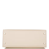 Hermes Kelly Sellier 28 Nata Verso Epsom Palladium Hardware