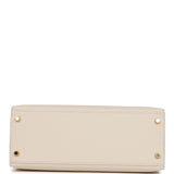 Hermes Kelly Sellier 28 Craie Epsom Gold Hardware