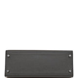 Hermes Kelly Sellier 28 Black Epsom Palladium Hardware
