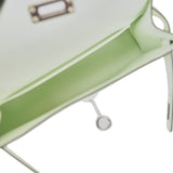 Hermes Kelly Sellier 20 Vert Fizz Epsom Palladium Hardware