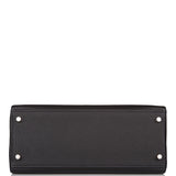 Hermes Kelly Retourne 28 Black Togo Palladium Hardware