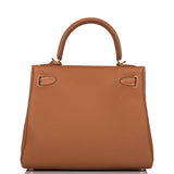 Hermes Kelly Retourne 25 Gold Togo Gold Hardware