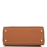 Hermes Kelly Retourne 25 Gold Togo Gold Hardware