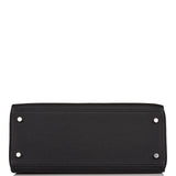 Hermes Kelly Retourne 28 Black Togo Palladium Hardware