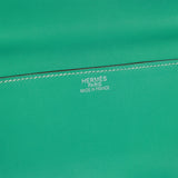 Hermes Kelly Flat 35 Lagoon Swift Palladium Hardware