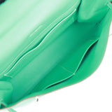 Hermes Kelly Flat 35 Lagoon Swift Palladium Hardware