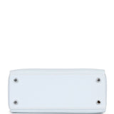 Hermes Kelly Retourne 25 Bleu Brume Swift Palladium Hardware