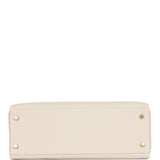 Hermes Kelly Retourne 32 Craie Togo Gold Hardware