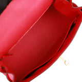 Hermes Kelly Sellier 28 Rose Extreme Epsom Gold Hardware