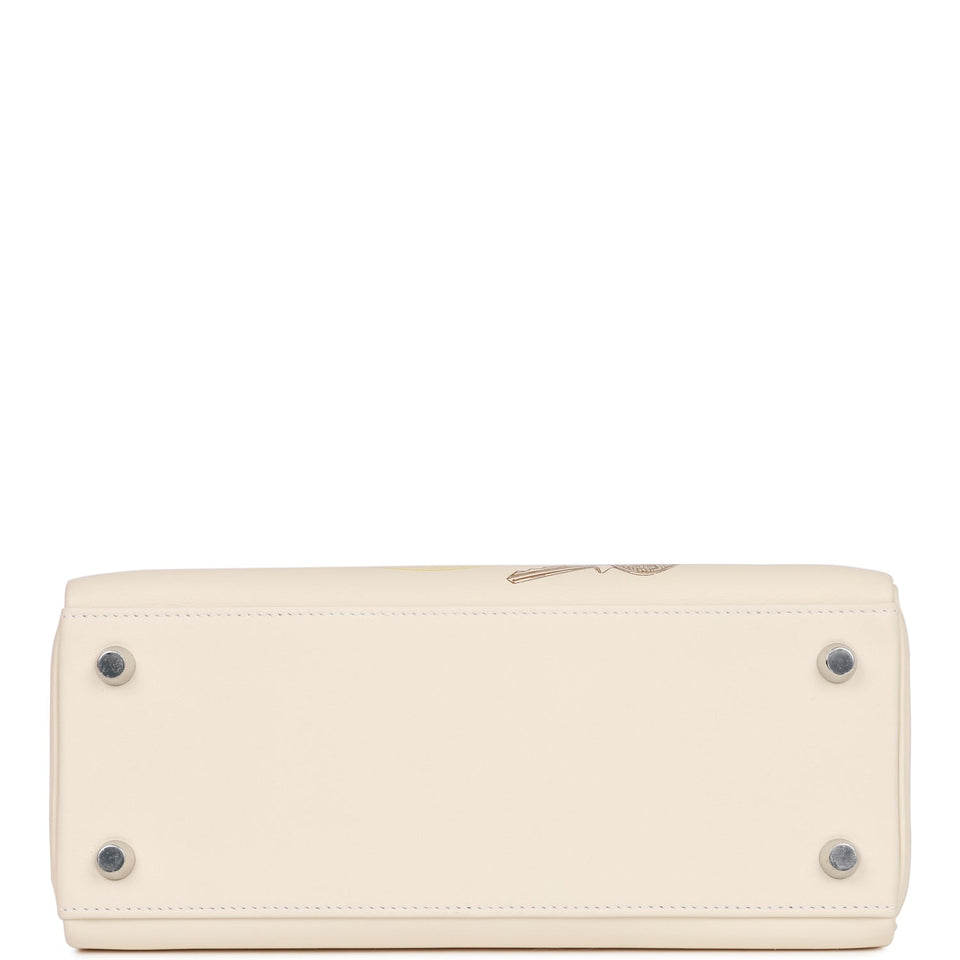 Hermes Kelly Retourne 25 In & Out Nata Swift Palladium Hardware