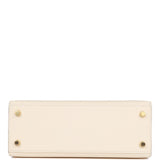 Hermes Kelly Sellier 25 Nata Epsom Gold Hardware