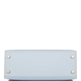 Hermes Kelly Sellier 25 Bleu Brume Epsom Gold Hardware