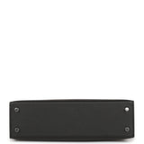 Hermes Kelly Sellier 20 Black Epsom Palladium Hardware