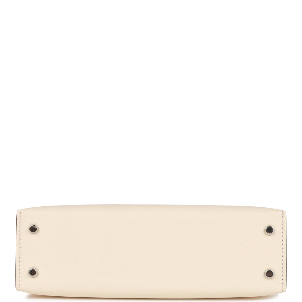 Hermes Kelly Sellier 20 Nata Epsom Palladium Hardware