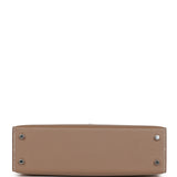 Hermes Kelly Sellier 20 Etoupe Epsom Palladium Hardware