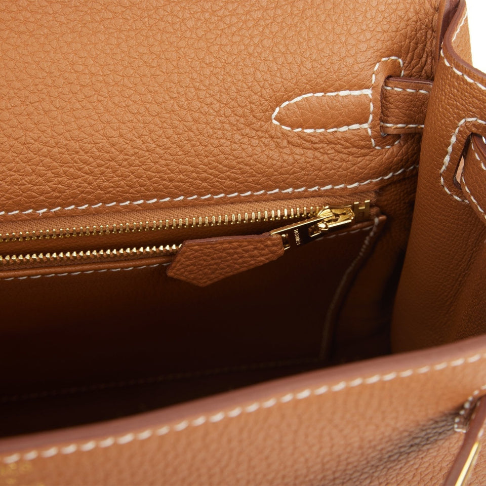 Hermes Kelly Retourne 25 Gold Togo Gold Hardware