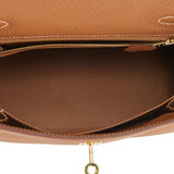 Hermes Kelly Retourne 25 Gold Togo Gold Hardware
