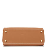 Hermes Kelly Retourne 25 Gold Togo Gold Hardware