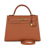Hermes Kelly Sellier 32 Gold Epsom Gold Hardware Payment 1