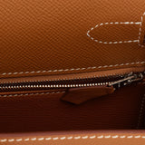 Hermes Kelly Sellier 28 Gold Epsom Palladium Hardware