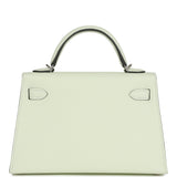 Hermes Kelly Sellier 20 Vert Fizz Epsom Palladium Hardware