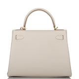 Hermes Kelly Retourne 28 Craie Togo Gold Hardware