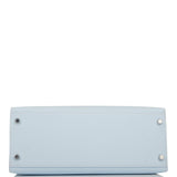 Hermes Kelly Sellier 28 Bleu Brume Epsom Palladium Hardware